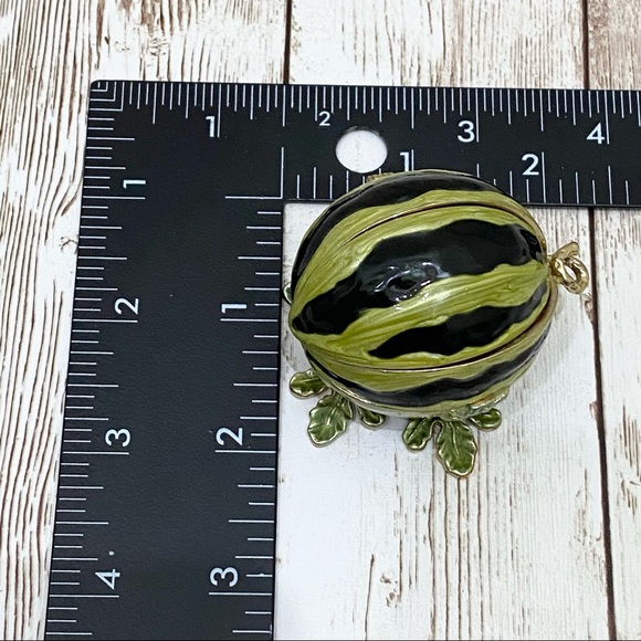 Artform Slice Watermelon Fruit Enamel Trinket - Picture 7 of 11